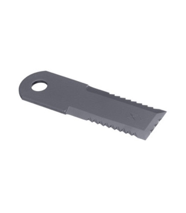 Straw chopper flail blade