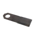 Straw chopper flail blade