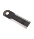 Straw chopper flail blade