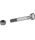 Bolt with self-locking nut - 3/8'UNF