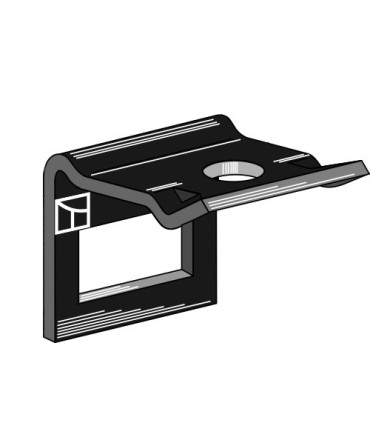Clamp for tine 80 x 10