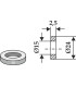 Washer Ø24x2,5xØ15