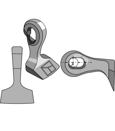 Pruning hammer - quick change system