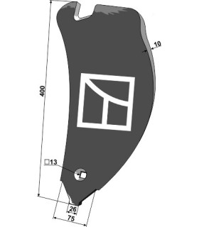 Guideboard - left model - Delta Flex