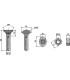 Cultivator bolt - M10x35 - 8.8