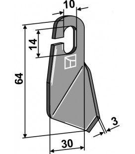 Wing-knife - left model
