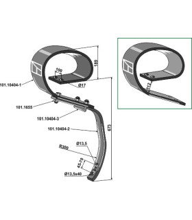 Spring tine system GOLIATH