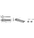 Straw chopper flail blade
