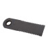Straw chopper flail blade