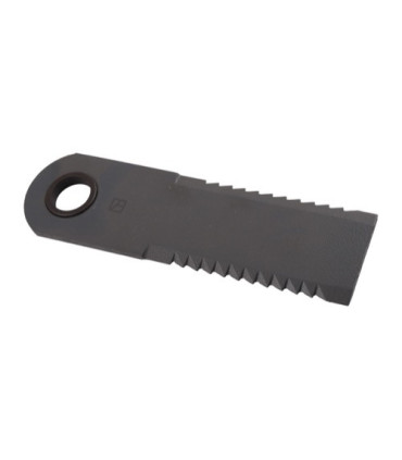 Straw chopper flail blade