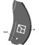 Guideboard, left