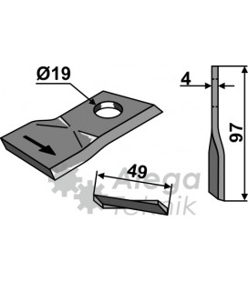 Kniv Slåtterkross