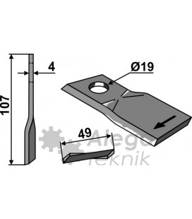 Kniv Slåtterkross