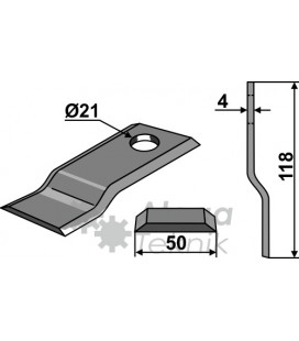 Kniv Slåtterkross