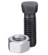Plough bolts M12 x 1,75 x 55 with hexagon nuts