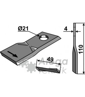 Kniv Slåtterkross