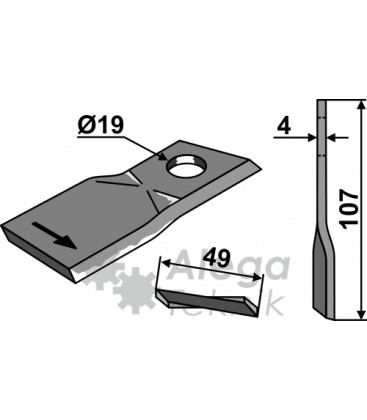 Kniv Slåtterkross