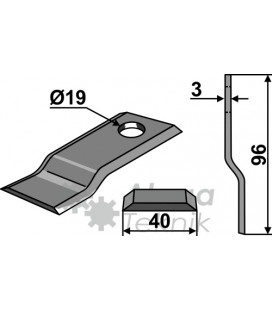 Kniv Slåtterkross