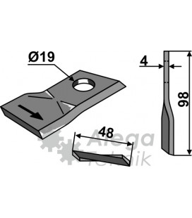 Kniv Slåtterkross