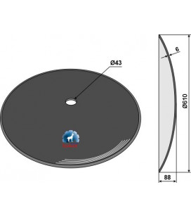 Plain disc Ø610x6