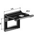 Clamp for tine 80 x 10