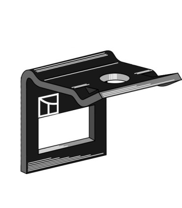 Clamp for tine 80 x 10