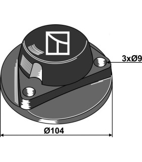 Cap piece of the bearing
