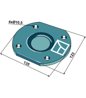Cap piece of the bearing