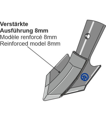 Sweep for quick change - 100mm