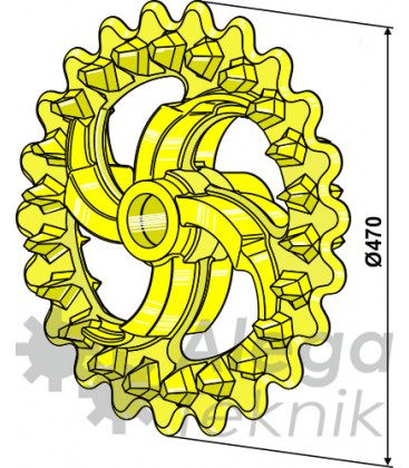 Crosskillring 470mm