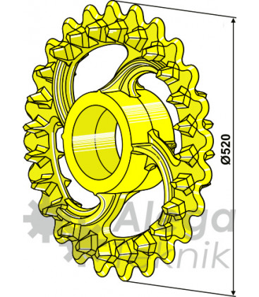 Crosskillring 520mm