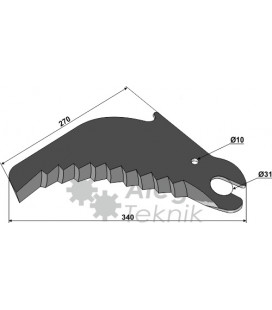 Kniv press New Holland Case