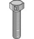 Hexagon bolt - galvanized