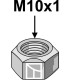 Self-locking nut - M10x1