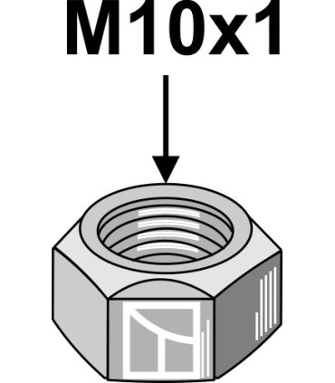 Self-locking nut - M10x1