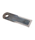 Straw chopper flail blade
