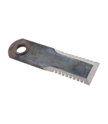 Straw chopper flail blade