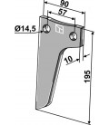 Rotary-tine