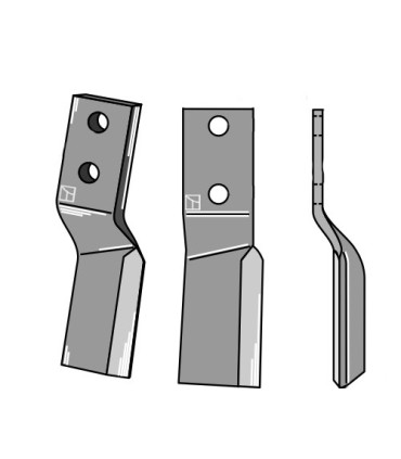 Rotary tine - right model