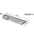 Straw chopper flail blade