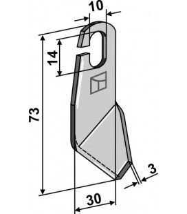 Wing-knife - left model