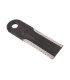 Straw chopper flail blade