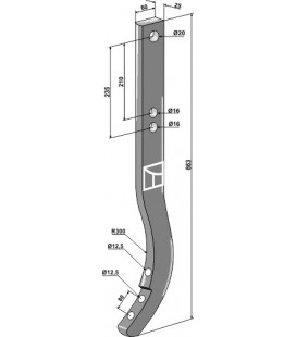 Cultivator shank - 863mm