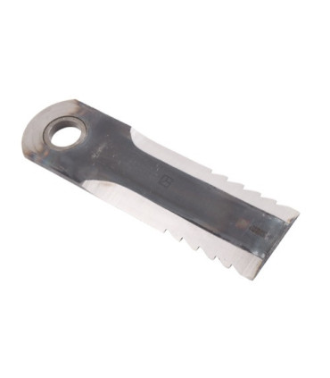 Straw chopper flail blade