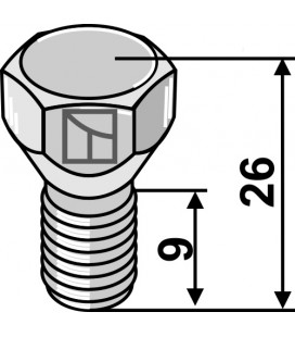 Bolt M12x1,25