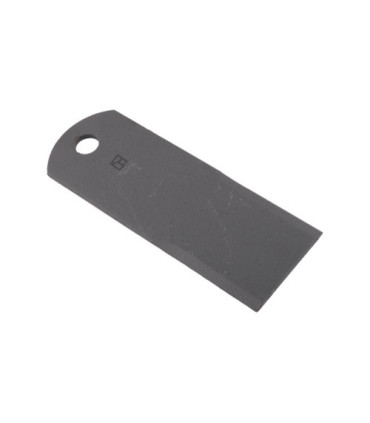 Straw chopper flail blade