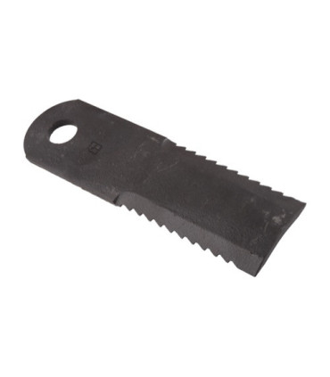 Straw chopper flail blade