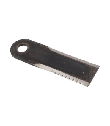 Straw chopper flail blade