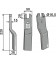 Rotary tine, left model