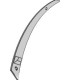 Moldboard slat - left